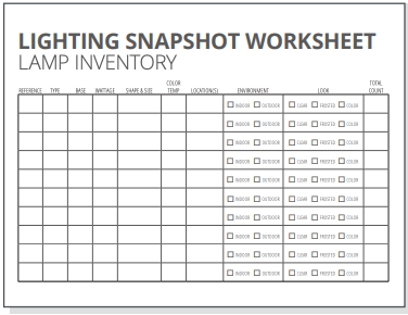 Lamp Inventory worksheet small